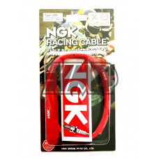 Cachimbo bobine vela silicone vermelho com cabo racing CR1 - NGK